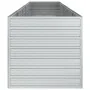 Arriate de acero galvanizado plateado 400x80x77 cm de vidaXL, Maceteros y jardineras - Ref: Foro24-316900, Precio: 112,98 €, ...
