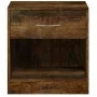 Mesitas de noche 2 unidades con cajón roble ahumado de vidaXL, Mesitas de noche - Ref: Foro24-342586, Precio: 57,31 €, Descue...