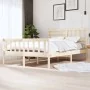 Bettgestell aus Massivholz 140x200 cm von vidaXL, Betten und Lattenroste - Ref: Foro24-3101153, Preis: 137,95 €, Rabatt: %