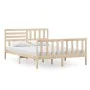 Bettgestell aus Massivholz 140x200 cm von vidaXL, Betten und Lattenroste - Ref: Foro24-3101153, Preis: 137,95 €, Rabatt: %