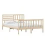 Bettgestell aus Massivholz 140x200 cm von vidaXL, Betten und Lattenroste - Ref: Foro24-3101153, Preis: 137,95 €, Rabatt: %