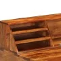 Schreibtisch aus massivem Palisanderholz und Stahl, 110 x 50 x 94 cm von vidaXL, Schreibtische - Ref: Foro24-247964, Preis: 3...