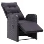 Liegende Gartensessel mit Kissen, 2 Stück, schwarzes PE-Rattan von vidaXL, Gartenstühle - Ref: Foro24-319544, Preis: 329,07 €...