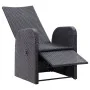 Liegende Gartensessel mit Kissen, 2 Stück, schwarzes PE-Rattan von vidaXL, Gartenstühle - Ref: Foro24-319544, Preis: 329,07 €...