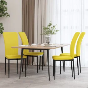 Esszimmerstühle 4 Stück senfgelber Samt von vidaXL, Essstühle - Ref: Foro24-326111, Preis: 154,88 €, Rabatt: %