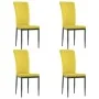 Sillas de comedor 4 uds terciopelo amarillo mostaza de vidaXL, Sillas de comedor - Ref: Foro24-326111, Precio: 164,50 €, Desc...