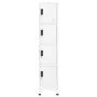 White steel locker 38x45x180 cm by vidaXL, Lockers and storage cabinets - Ref: Foro24-339784, Price: 159,60 €, Discount: %