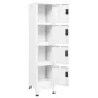 White steel locker 38x45x180 cm by vidaXL, Lockers and storage cabinets - Ref: Foro24-339784, Price: 159,60 €, Discount: %