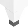White steel locker 38x45x180 cm by vidaXL, Lockers and storage cabinets - Ref: Foro24-339784, Price: 159,60 €, Discount: %