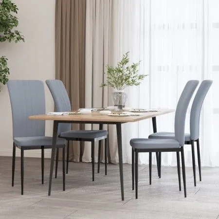 Sillas de comedor 4 unidades terciopelo gris claro von vidaXL, Essstühle - Ref: Foro24-326104, Preis: 142,44 €, Rabatt: %