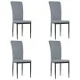 Sillas de comedor 4 unidades terciopelo gris claro von vidaXL, Essstühle - Ref: Foro24-326104, Preis: 142,44 €, Rabatt: %