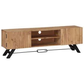 Mueble para TV madera maciza de acacia 140x30x45 cm de vidaXL, Muebles TV - Ref: Foro24-247971, Precio: 160,95 €, Descuento: %