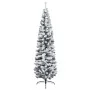 Green slim artificial Christmas tree with snow PVC 240 cm by vidaXL, Christmas trees - Ref: Foro24-320956, Price: 62,54 €, Di...