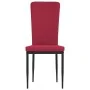 Esszimmerstühle 4 Einheiten aus rotem Samt von vidaXL, Essstühle - Ref: Foro24-326109, Preis: 201,80 €, Rabatt: %