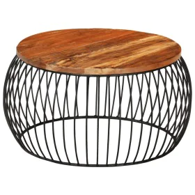 Mesa de centro de madera maciza reciclada Ø68 cm de vidaXL, Mesas de centro - Ref: Foro24-338022, Precio: 120,44 €, Descuento: %