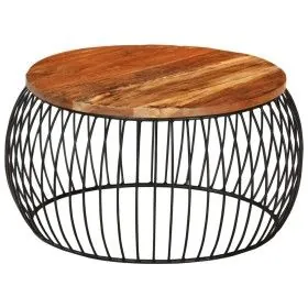 Solid recycled wood coffee table Ø68 cm by vidaXL, Coffee table - Ref: Foro24-338022, Price: 120,46 €, Discount: %