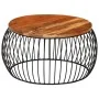 Solid recycled wood coffee table Ø68 cm by vidaXL, Coffee table - Ref: Foro24-338022, Price: 120,46 €, Discount: %