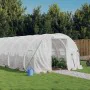 Gewächshaus mit weißer Stahlstruktur 42 m² 14x3x2 m von vidaXL, Gewächshäuser - Ref: Foro24-3188055, Preis: 540,11 €, Rabatt: %