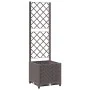 Pflanzgefäß mit braunem PP-Gitter 40x40x136 cm von vidaXL, Töpfe und Pflanzgefäße - Ref: Foro24-318259, Preis: 61,42 €, Rabat...