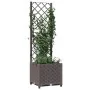 Pflanzgefäß mit braunem PP-Gitter 40x40x136 cm von vidaXL, Töpfe und Pflanzgefäße - Ref: Foro24-318259, Preis: 61,42 €, Rabat...