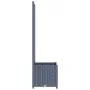 Dark gray PP planter with trellis 40x40x136 cm by vidaXL, Pots and planters - Ref: Foro24-318249, Price: 50,72 €, Discount: %