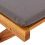 3-piece terrace folding table and chairs and acacia wood cushions by vidaXL, Garden sets - Ref: Foro24-319705, Price: 144,81 ...
