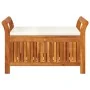 Garden storage bench with cushion solid acacia wood 91 cm by vidaXL, garden benches - Ref: Foro24-319714, Price: 136,03 €, Di...