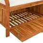 Garden storage bench with cushion solid acacia wood 91 cm by vidaXL, garden benches - Ref: Foro24-319714, Price: 136,03 €, Di...