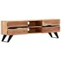 Solid acacia wood TV stand 140x30x45 cm by vidaXL, TV Furniture - Ref: Foro24-247974, Price: 244,32 €, Discount: %