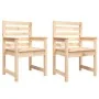 Gartenstühle 2 Stück aus massivem Kiefernholz 60x48x91 cm von vidaXL, Gartenstühle - Ref: Foro24-824053, Preis: 110,12 €, Rab...