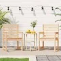 Gartenstühle 2 Stück aus massivem Kiefernholz 60x48x91 cm von vidaXL, Gartenstühle - Ref: Foro24-824053, Preis: 110,12 €, Rab...