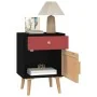 Nachttische 2 Stück schwarzes Sperrholz 40x30x55 cm von vidaXL, Nachttische - Ref: Foro24-352145, Preis: 120,56 €, Rabatt: %