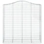 Gabionenkörbe 4 Stk. Bogenform Eisen 200x50x200/220 cm von vidaXL, Töpfe und Pflanzgefäße - Ref: Foro24-3145747, Preis: 576,5...
