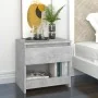 Concrete gray engineered wood bedside table 40x30x39 cm by vidaXL, Nightstands - Ref: Foro24-803451, Price: 31,77 €, Discount: %