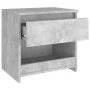 Concrete gray engineered wood bedside table 40x30x39 cm by vidaXL, Nightstands - Ref: Foro24-803451, Price: 31,77 €, Discount: %