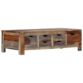 Solid gray sheesham wood coffee table 100x50x30 cm by vidaXL, Coffee table - Ref: Foro24-247982, Price: 190,96 €, Discount: %