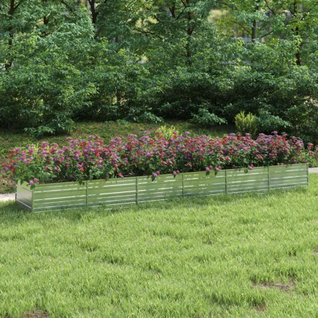 Galvanized silver steel flowerbed 480x80x45 cm by vidaXL, Pots and planters - Ref: Foro24-316901, Price: 86,58 €, Discount: %