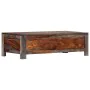 Solid gray sheesham wood coffee table 100x50x30 cm by vidaXL, Coffee table - Ref: Foro24-247982, Price: 190,65 €, Discount: %