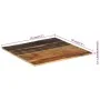 Square solid recycled wood table top 70x70 cm 15-16 mm by vidaXL, Table tops - Ref: Foro24-286048, Price: 68,20 €, Discount: %