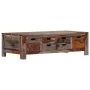 Solid gray sheesham wood coffee table 100x50x30 cm by vidaXL, Coffee table - Ref: Foro24-247982, Price: 190,65 €, Discount: %