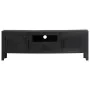 Massiver TV-Schrank aus schwarzem Mangoholz, 118 x 30 x 40 cm von vidaXL, TV-Möbel - Ref: Foro24-247985, Preis: 182,88 €, Rab...