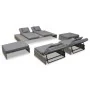5-teiliges Gartenmöbel-Set und graue synthetische Rattankissen von vidaXL, Gartensets - Ref: Foro24-42889, Preis: 925,49 €, R...
