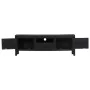 Massiver TV-Schrank aus schwarzem Mangoholz, 118 x 30 x 40 cm von vidaXL, TV-Möbel - Ref: Foro24-247985, Preis: 182,88 €, Rab...