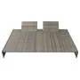 5-teiliges Gartenmöbel-Set und graue synthetische Rattankissen von vidaXL, Gartensets - Ref: Foro24-42889, Preis: 925,49 €, R...