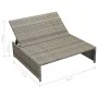 5-teiliges Gartenmöbel-Set und graue synthetische Rattankissen von vidaXL, Gartensets - Ref: Foro24-42889, Preis: 925,49 €, R...