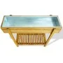Solid acacia wood and zinc flowerbed by vidaXL, Pots and planters - Ref: Foro24-43793, Price: 115,28 €, Discount: %