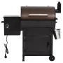 Pellet barbecue with black iron chimney 104 cm by vidaXL, Barbecues - Ref: Foro24-360069, Price: 532,01 €, Discount: %