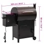 Pellet barbecue with black iron chimney 104 cm by vidaXL, Barbecues - Ref: Foro24-360069, Price: 532,01 €, Discount: %