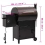 Pelletgrill mit schwarzem Eisenkamin 104 cm von vidaXL, Grillen - Ref: Foro24-360069, Preis: 542,67 €, Rabatt: %