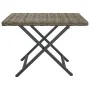 Gray synthetic rattan folding table 45x35x32 cm by vidaXL, Garden tables - Ref: Foro24-362252, Price: 29,54 €, Discount: %